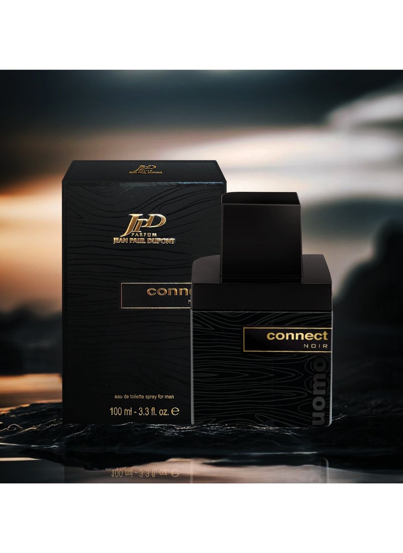Jean Paul Dupont - Connect Noir Uomo Eau de Toilette For Men 100ml - Image 1