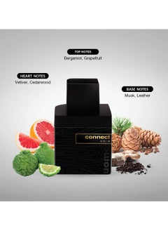 Jean Paul Dupont Connect Noir Uomo Eau de Toilette For Men 100ml  - Image 3