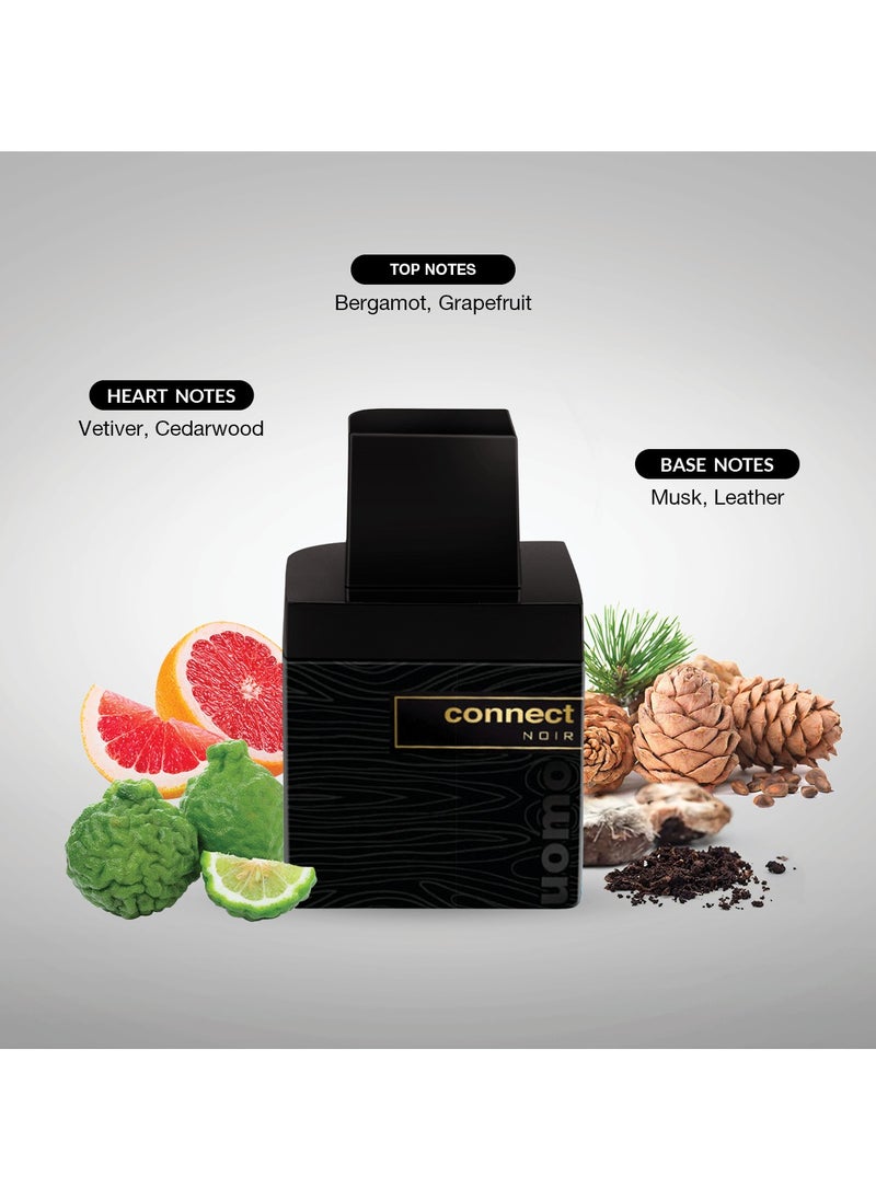 Jean Paul Dupont - Connect Noir Uomo Eau de Toilette For Men 100ml - Image 1
