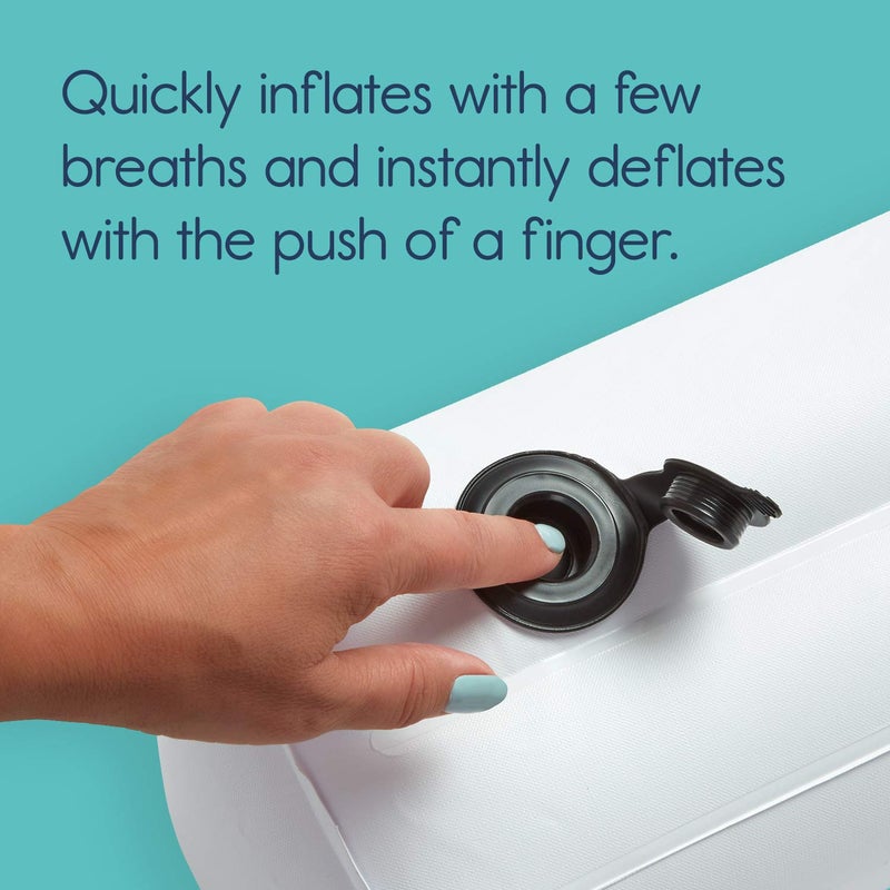 hiccapop [2-Pack] Inflatable Bed Rail for Toddlers | Travel Bed Rail, Blow-up Bed Bumper for King, Queen, Full, with Non-Slip Machine-Washable Cover | Portable Bed Rail for Hotel, Grandma's, Vacation - Image 5