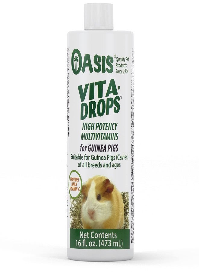 OASIS #80069 Guinea Pig Vita-Drop Vitamins, 16-Ounce liquid multivitamin with Vitamin C - Image 1