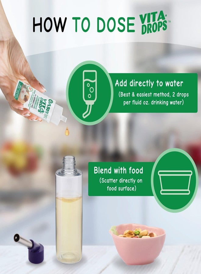 OASIS #80069 Guinea Pig Vita-Drop Vitamins, 16-Ounce liquid multivitamin with Vitamin C - Image 4