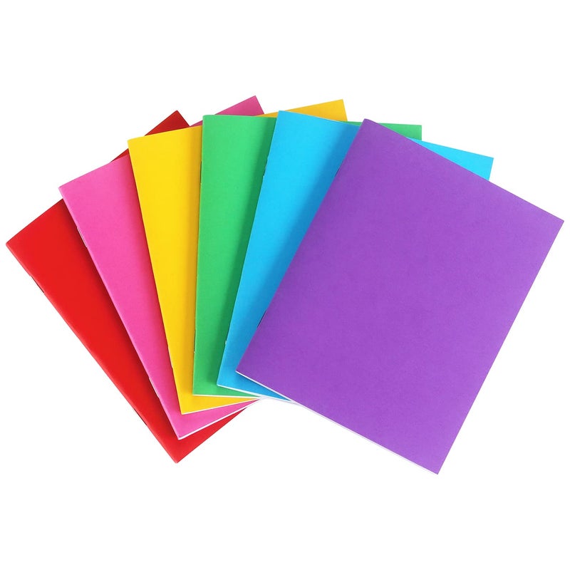 Tamaki 6 Pack Colorful Blank Books for kids to Write, Drawing, Cute Sketchbook for Kid, 6 Colors (4.25 x 5.5 Inches) - Image 1