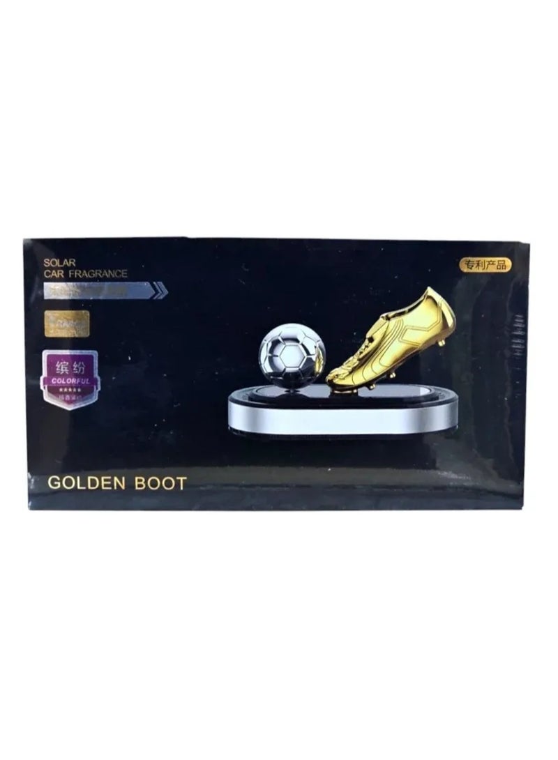 Golden Boot Football  Solar Fragrance for Car Dashboard