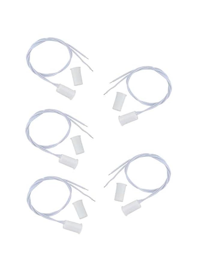 Generic - 10pcs NC Recessed Wired Door Window Sensor Magnetic Reed Switch for Home Security Alarm System, Magneti Door Switch, Sensor - Image 1