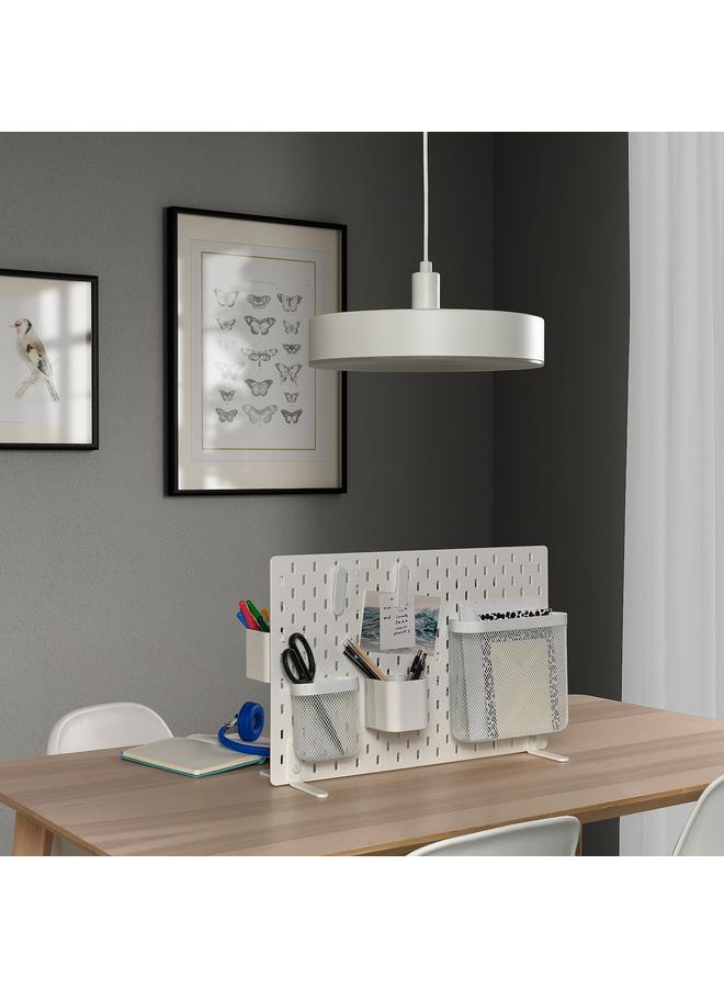 زبون لوح تعليق قائم بذاته، أبيض، 56×37 سم - Image 5