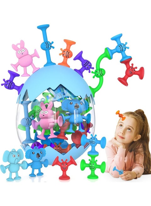 Sensory Suction Toy Set Spark Creativity Learning and Family Fun