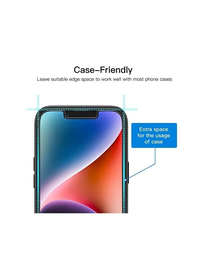 Jetech Privacy Screen Protector for iPhone 14 Plus 6.7-Inch, Anti Spy Tempered Glass Film, 2-Pack - Image 4