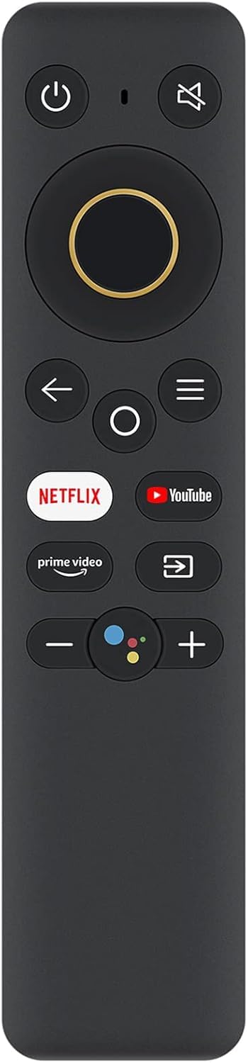 KPDP New Replacement Remote Control for Realme Android Smart TVs – Compatible with All-in-One Models Featuring Google Assistant Voice Control and Dedicated Netflix YouTube Prime Video App Buttons - Image 2