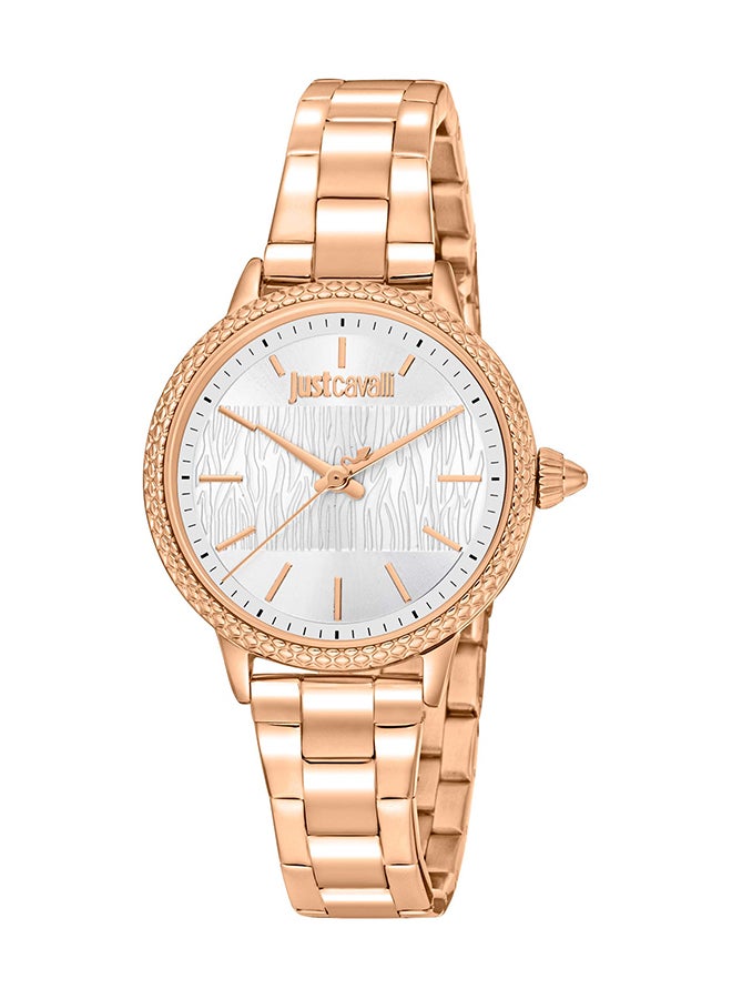 Just Cavalli جست كافالي ليدي ميراچو JC1L259M0075 - ساعة كوارتز أنثوية من الفولاذ المقاوم للصدأ 3 عقارب - Image 1