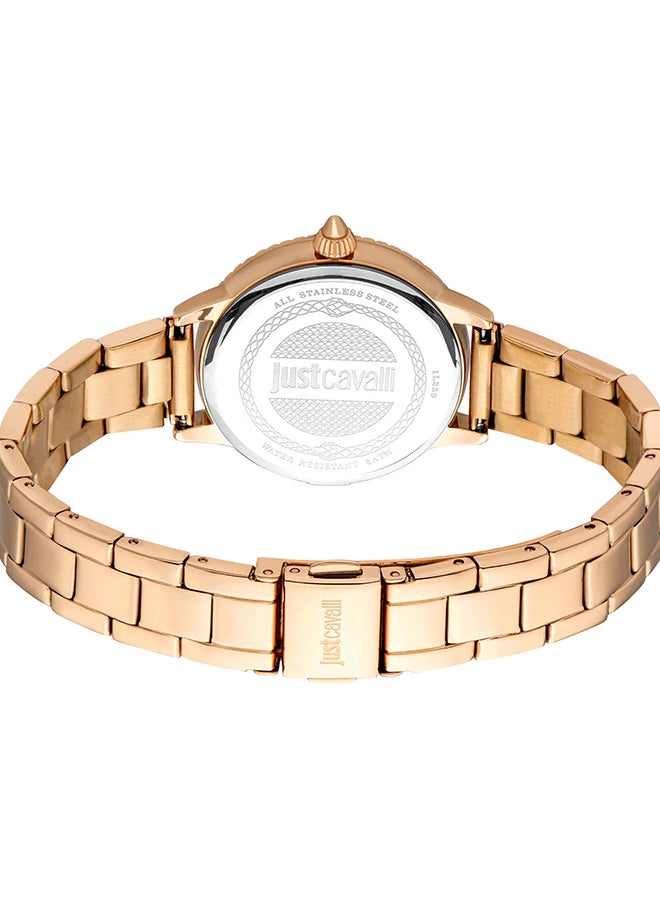 Just Cavalli جست كافالي ليدي ميراچو JC1L259M0075 - ساعة كوارتز أنثوية من الفولاذ المقاوم للصدأ 3 عقارب - Image 3