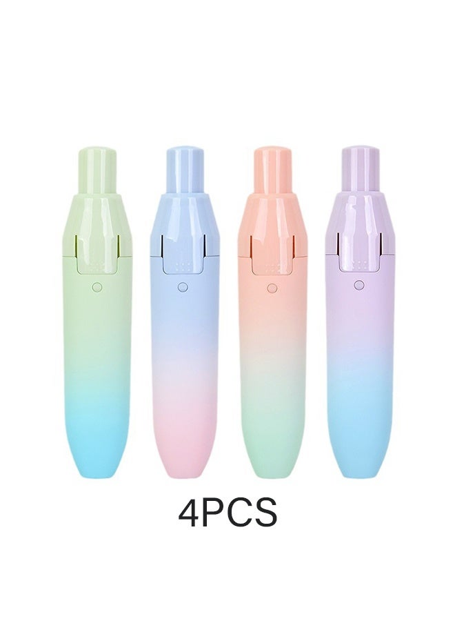 4 Pcs Retractable Correction Tape,Refillable Press Type Correction Tape Pen,for Men and Women Office Supplies Correctors Tapes - Image 1