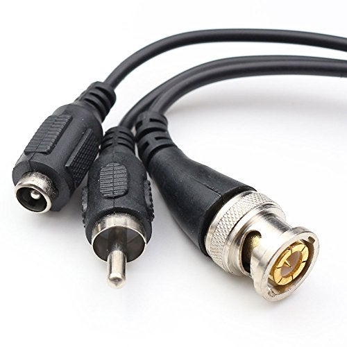 ANHAN Passive Video Balun with Power Long Distance Network Transceiver Cat5e/Cat6 Cable to BNC Male Connector bnc to rj45 adapter Transmitter for Full HD Security Surveillance Camera System 1Pair - Image 5