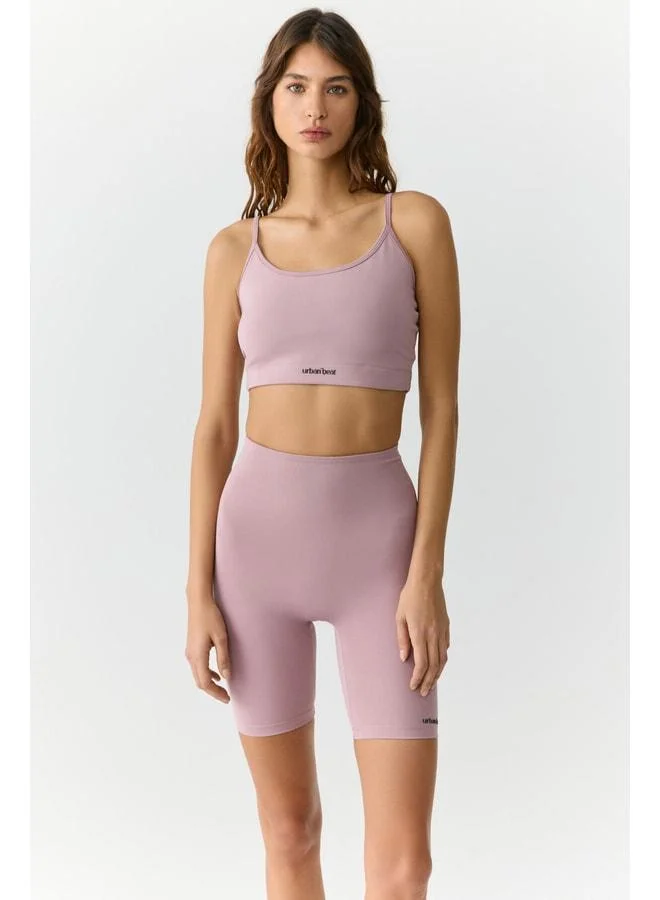 PINKY Women's Sports Spaghetti Strap Dusty Rose Bustier.