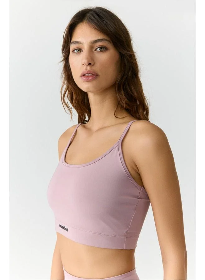 Urban Beat  PINKY Women's Sports Spaghetti Strap Dusty Rose Bustier. for Women | Best Price UAE