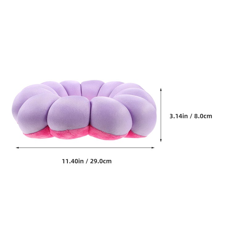 Purple Flower Shaped Donut Seat Cushion for Pressure Relief and Bedsore Prevention - Image 3