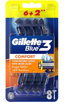 Gillette Gillette Blue 3 Comfort Razor Blade Set of 8 pieces 