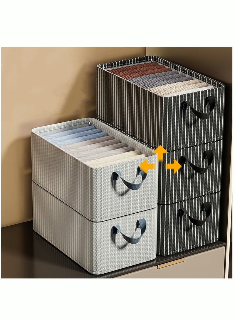 MIXDE Storage Bags Large Blanket Clothes Organization and Storage Containers for Bedding Comforters Foldable Organizer with Reinforced Handle - Image 1