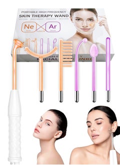 Kidoh High Frequency Facial Wand, Portable Device for Skincare Portable Skin Red Light Therapy Machine with 6 Neon & Argon Wands – Boost Your Skin – Anti-Aging – Wrinkle Reducing - Dark Circles – Clarifying – Hair & Scalp Stimulator – Clear Firm & Tighten  - Image 1
