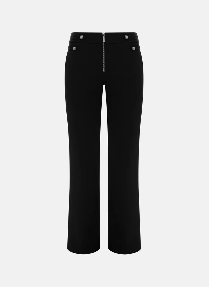 Lichi Straight-leg trousers with a zip fastening