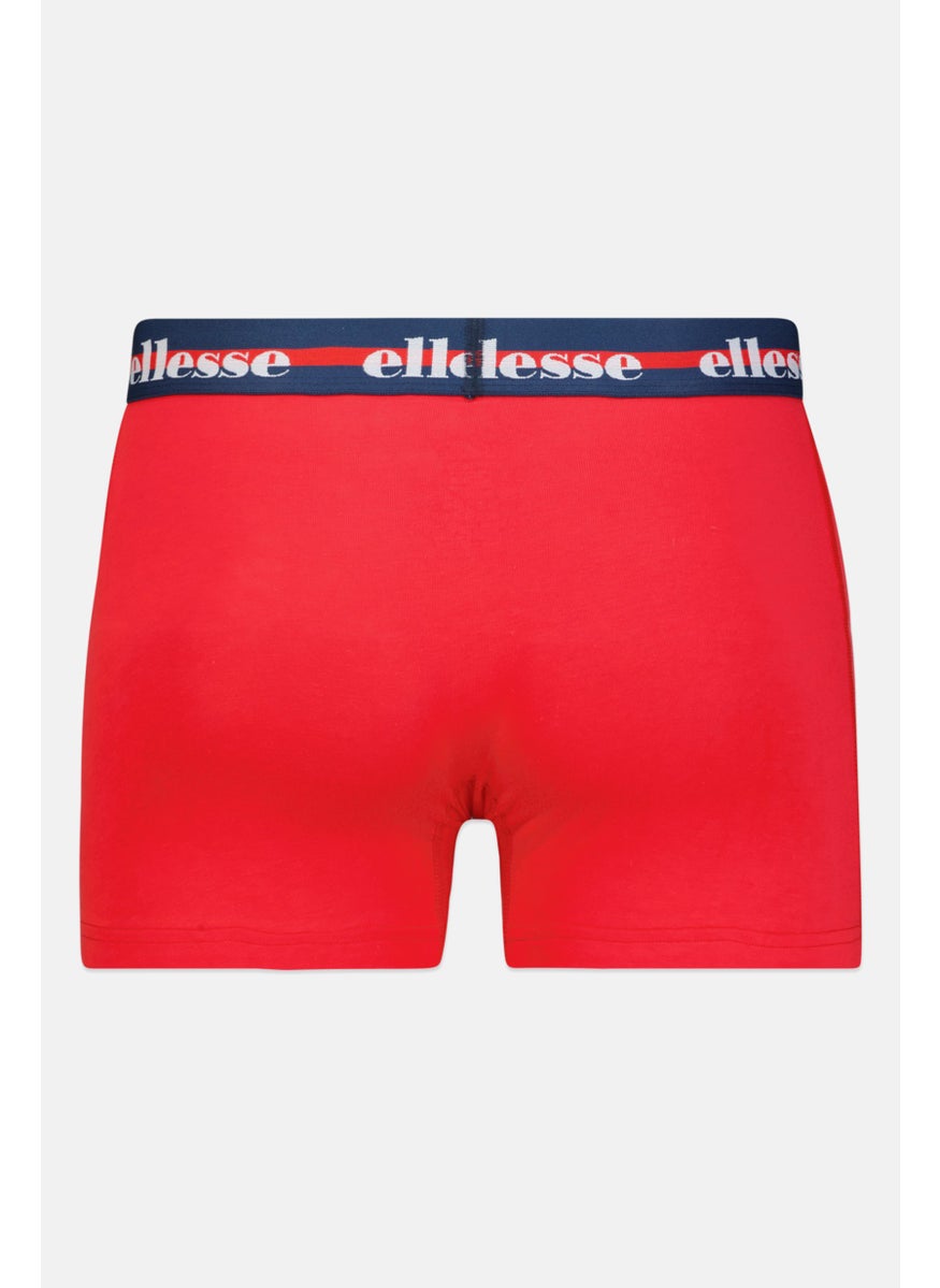 Ellesse Men 3 Pack Brand Logo Trunks, Multicolor  - Image 3