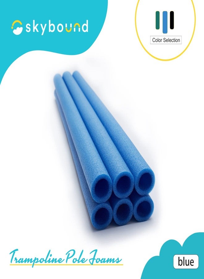 SkyBound Replacement Trampoline Enclosure Foam - Trampolines Poles Cover - Protective Poles Cover Tube Set for Safety Protection - Set of 12 - Variety of Colors and Sizes Blue - Image 4