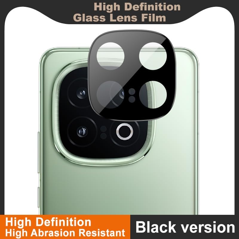 FabeKee Glass Camera Lens Protector For iQOO 13 5G [9H Hardness] [6D Lens Protector ] [Easy Installation] Black - Image 2