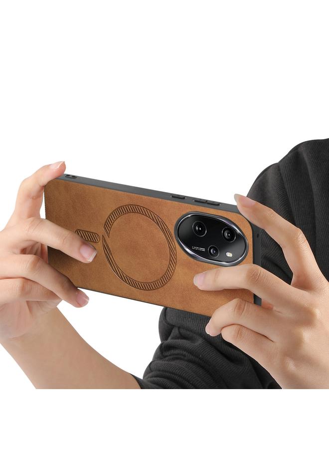 اس-توب جراب خلفي مغناطيسي من البولي يوريثان لهاتف Honor 100 Pro Retro Magsafe - Image 4