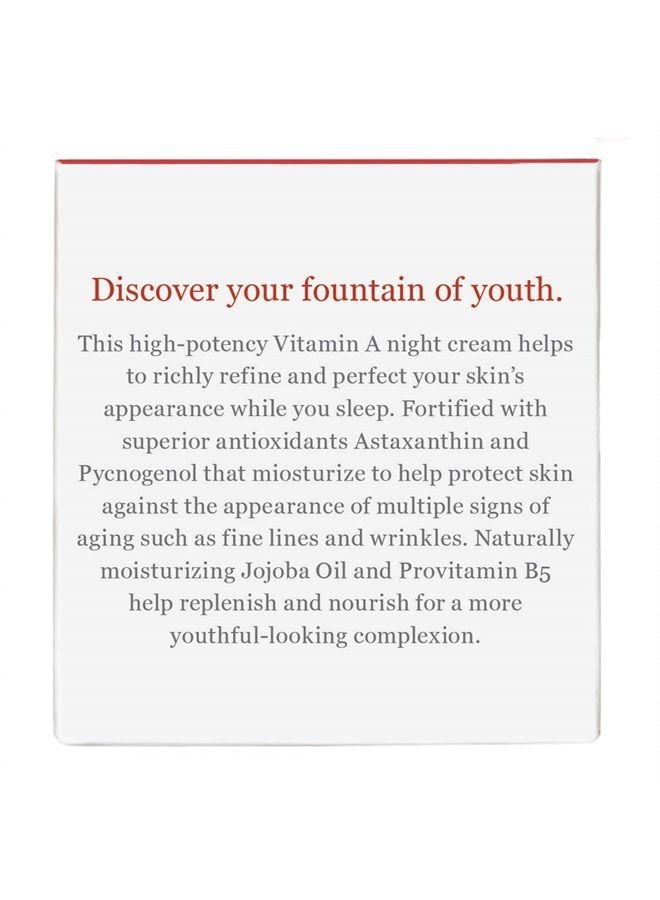 derma-e DERMA E Anti-Aging Regenerative Night Cream – Firming Astaxanthin Moisturizer for Face – Lightweight Overnight Anti-Wrinkle Cream with Jojoba Oil and Vitamin E, 2 oz - Image 3