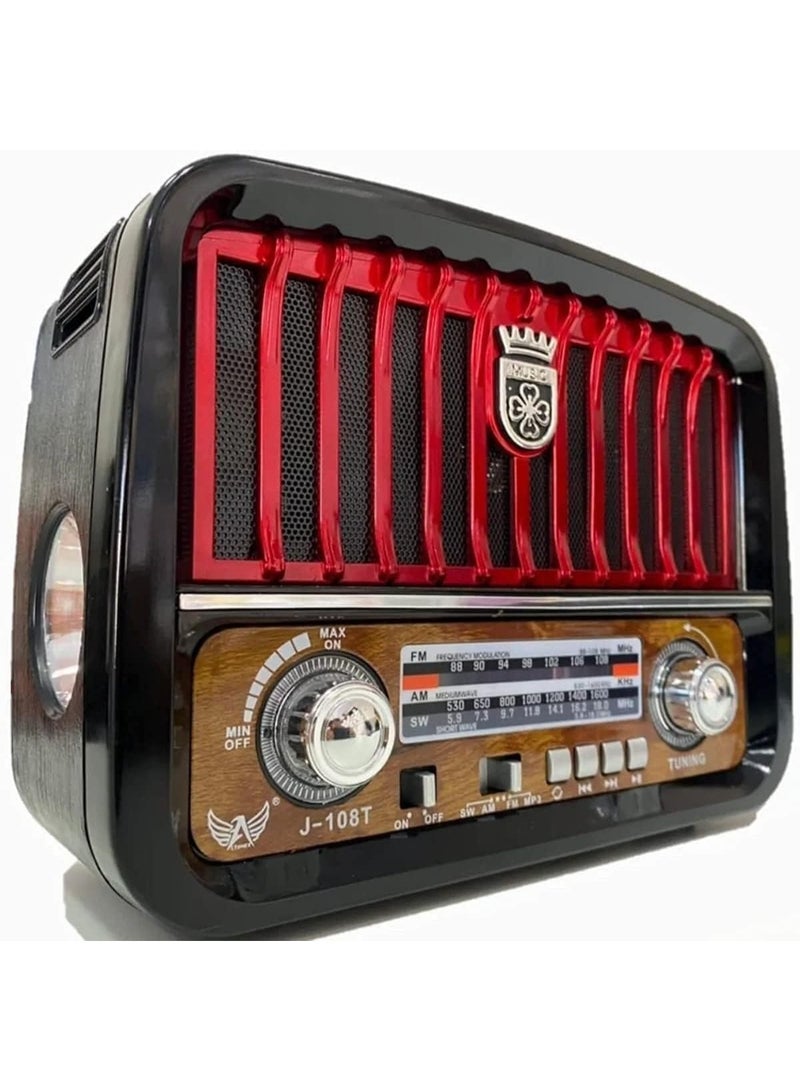 Denx HI-FI RADIO FM/AM/ 3 BAND RADIO USB/TF/BT PLAYER  - Image 2