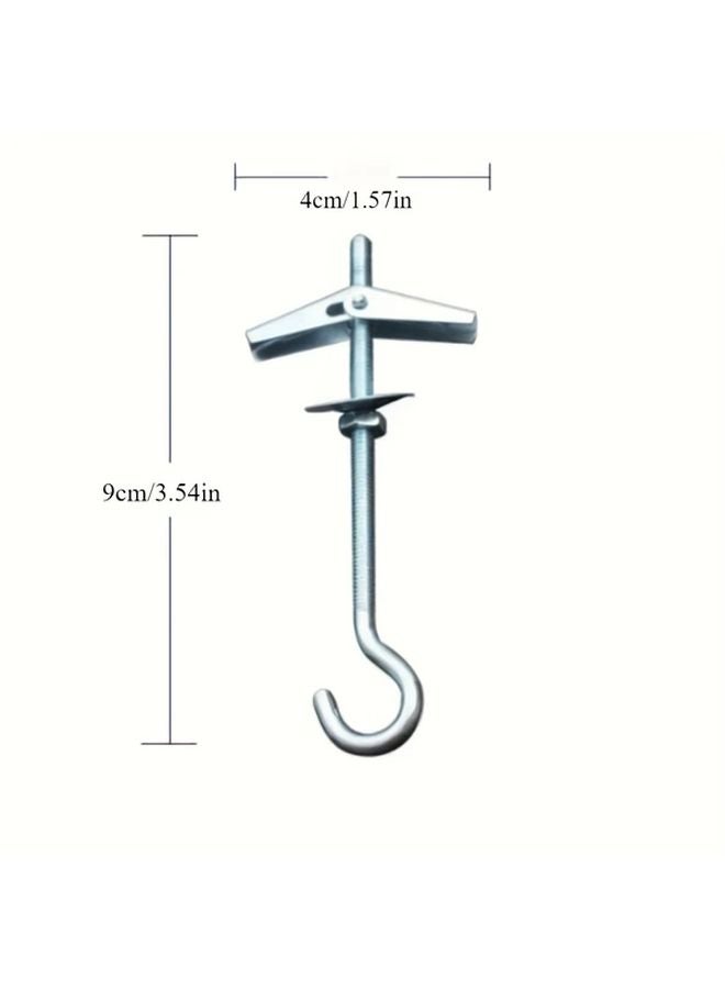6Pcs Heavy Duty Metal Ceiling Hooks Industrial Spring Toggle Wing Bolt For Hanging - Image 4