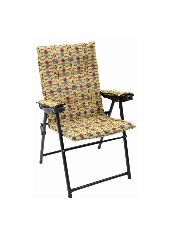 SEGADTY Folding Camping Chair from Segadty comfortable and foldable perfect for camping outdoors and trips practical and lightweight design easy to carry size 105 x 55 cm - Image 1