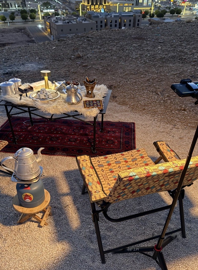 SEGADTY Folding Camping Chair from Segadty comfortable and foldable perfect for camping outdoors and trips practical and lightweight design easy to carry size 105 x 55 cm - Image 4