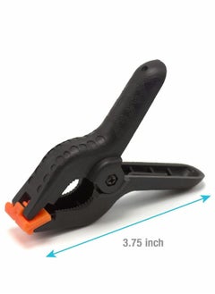 Y&D 10-Pack 3.5 Inch Nylon Spring Clamps Plastic Woodworking Photo Studio Backdrop Clips, DIY Tools Muslin Backdrops Clamp Clips for  - Image 2