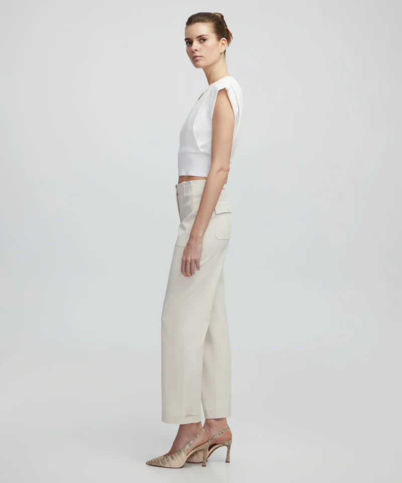 ابيكول Trousers With Wide Pockets