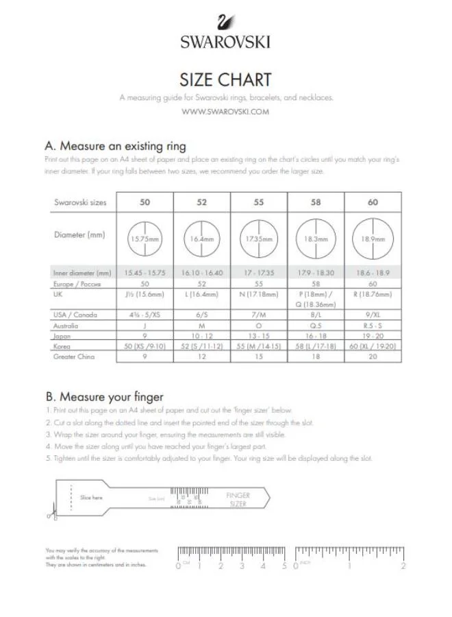 SWAROVSKI Twist Rhinestone Ring