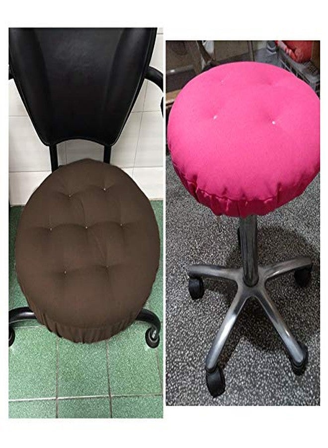 تينتون لايف غطاء وسادة مقعد بار دائري مبطن من تينتون لايف مقاس 16 بوصة مع قماش مطاطي، وسادة مقعد دائرية للكراسي الخشبية والمعدنية، لون أسود - Image 5