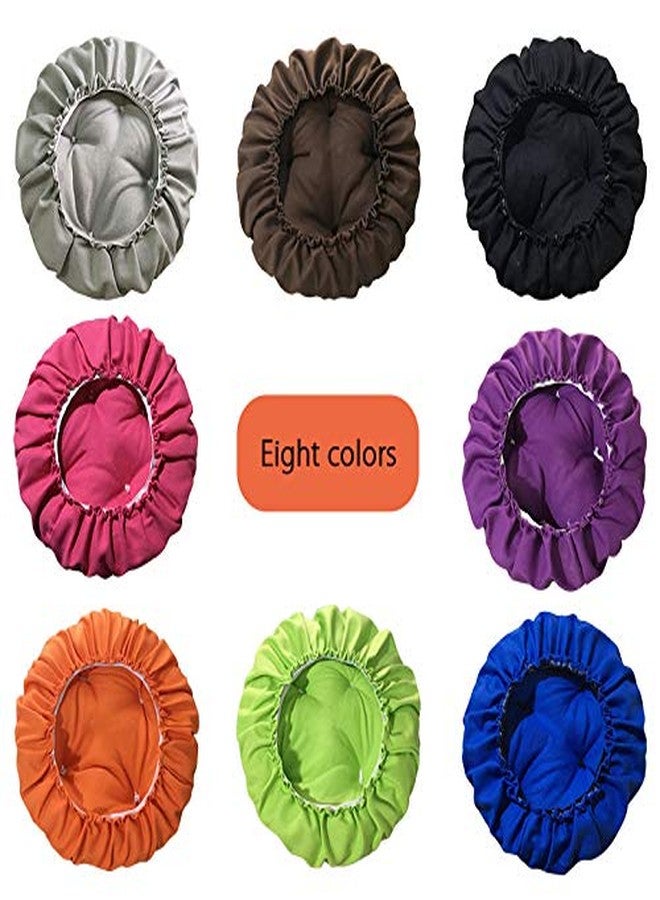 تينتون لايف غطاء وسادة مقعد بار دائري مبطن من تينتون لايف مقاس 16 بوصة مع قماش مطاطي، وسادة مقعد دائرية للكراسي الخشبية والمعدنية، لون أسود - Image 4