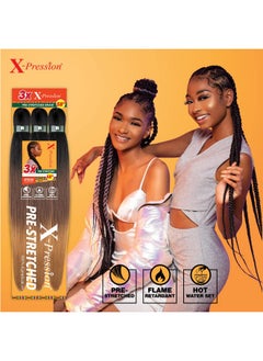 Xpression Prestretched Braiding Hair 3X Xpression 58Inch All Kanekalon Flame Retardant Synthetic Braid In Hair Extensions 3X Xpression 58 Inch (5 Pack 1B) - pzsku/ZE6B919ECADCC2BBA9253Z/45/_/1696665025/4e7821c5-74ac-49d5-bc6a-5d18f3b4ce88