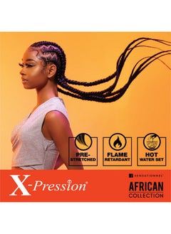 Xpression Prestretched Braiding Hair 3X Xpression 58Inch All Kanekalon Flame Retardant Synthetic Braid In Hair Extensions 3X Xpression 58 Inch (5 Pack 1B) - pzsku/ZE6B919ECADCC2BBA9253Z/45/_/1696665028/e8046e53-a5df-4bcb-981e-357e79375fc9