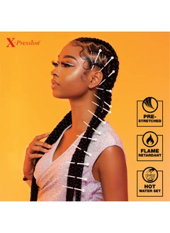 Xpression Prestretched Braiding Hair 3X Xpression 58Inch All Kanekalon Flame Retardant Synthetic Braid In Hair Extensions 3X Xpression 58 Inch (5 Pack 1B) - pzsku/ZE6B919ECADCC2BBA9253Z/45/_/1696665035/f1f454e8-0383-4429-b0ae-299717b6bd09