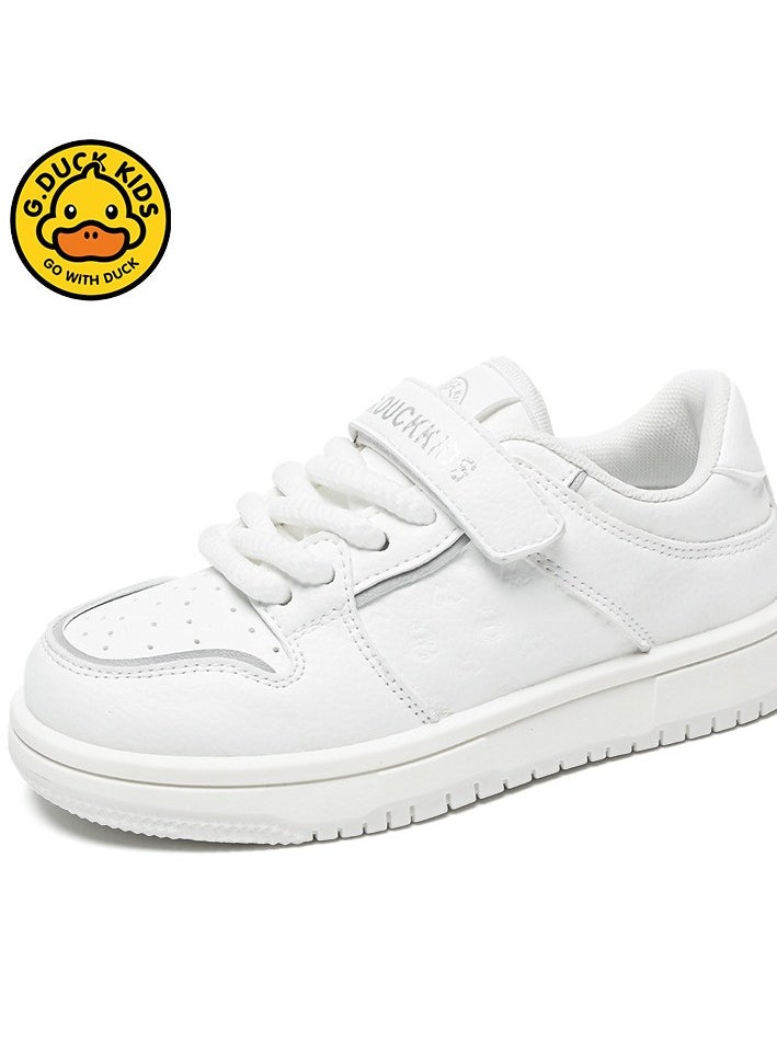 G.DUCK Children's Leather Waterproof Board Shoes, Casual Flat Shoes  - Image 2