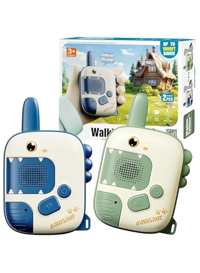 Arabest Kids Walkie Talkies Toys for Boys:Dinosaur Toys 2 Pack Birthday Gifts for 3 4 5-7 8 Year Old Boys Toys for 4 5 6 7 8-10 Year Old Camping Outdoor Games, Stocking Stuffers for Boys Girls - Image 1