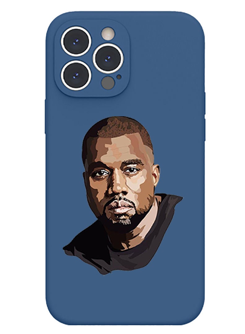 Theodor Protective Slim Fit Case Liquid Silicone Cover with Full Body Protection Anti-Scratch Shockproof Case For iPhone 13 Pro Max Blue  - Mandala 1 copy - Image 1