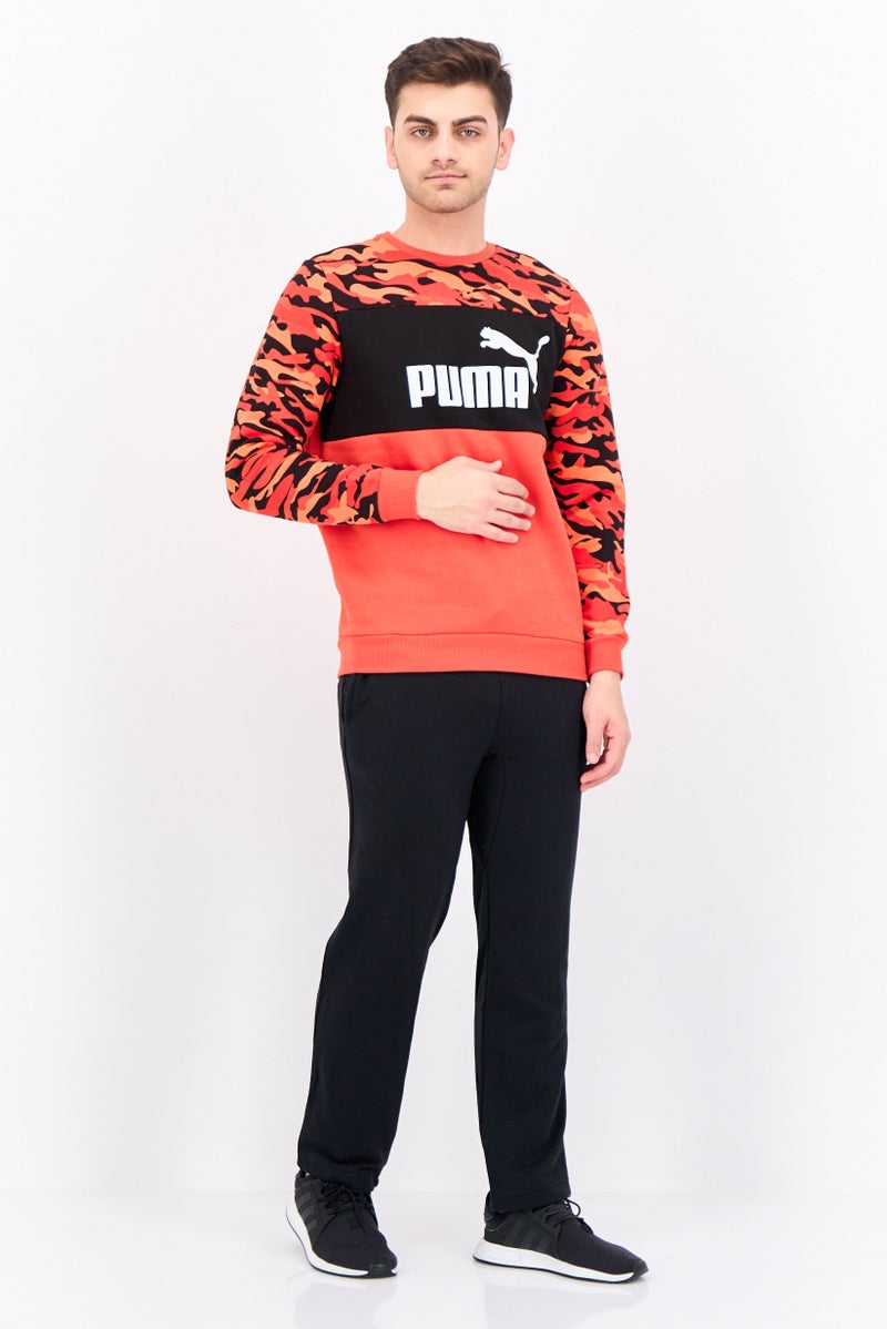 PUMA سويت شيرت رياضي للرجال بأكمام طويلة مناسب للخارج، متعدد الألوان - Image 4