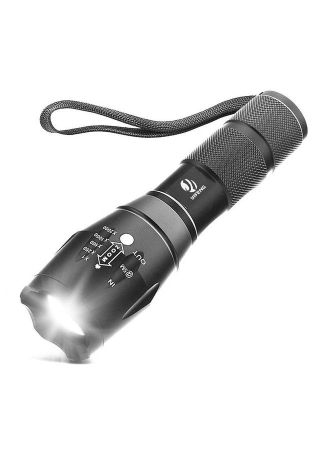 yIFeNG Dotcom Tactical Flashlight,Ultra Bright LED Flashlight with Adjustable Focus and 5 Light Modes for Camping Hiking Emergency (1 Pack)  - Image 1