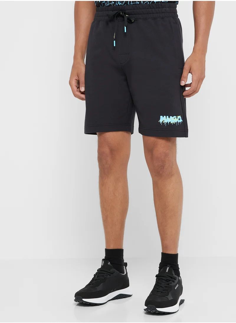 هوجو Logo Drawstring Shorts