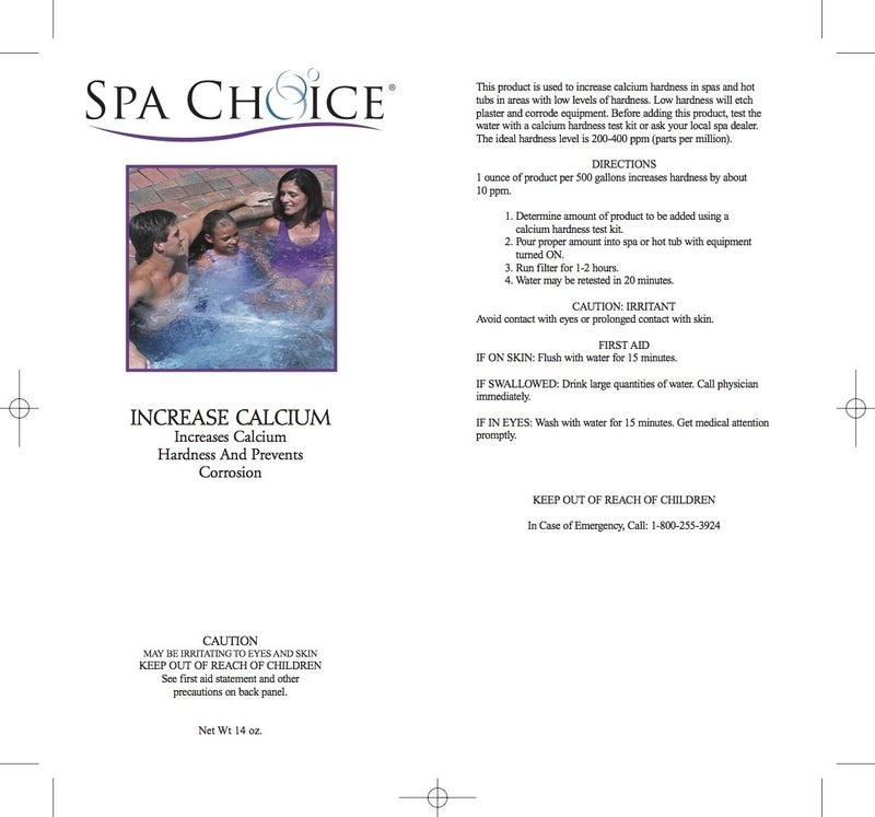 SpaChoice 14-Ounces Premium Increase Calcium, Calcium Hardness Increaser Hot Tub, Made in USA - Image 2
