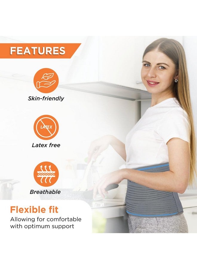 VISSCO Vissco Lumbocare (Lumbo Sacral Belt), Back Support Belt for the Spine & Relieves Pain, Lower Back Brace Support, Back Pain Relief, Can be used for Slip disc - Large (Grey)  - Image 2