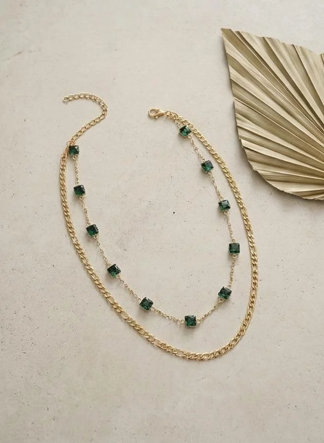 تايك تو Layered Chain Necklace